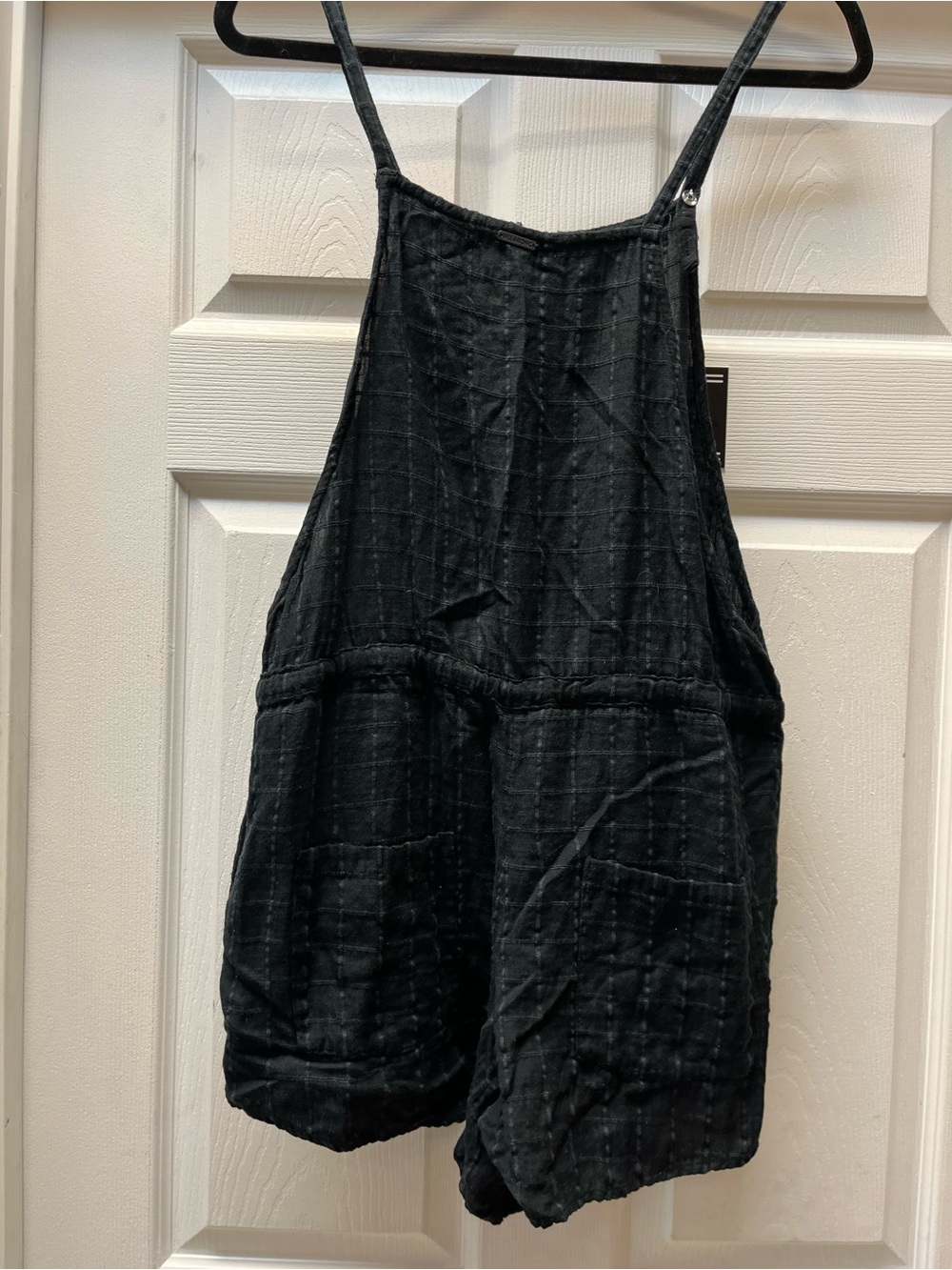 Billabong Black Textured Romper